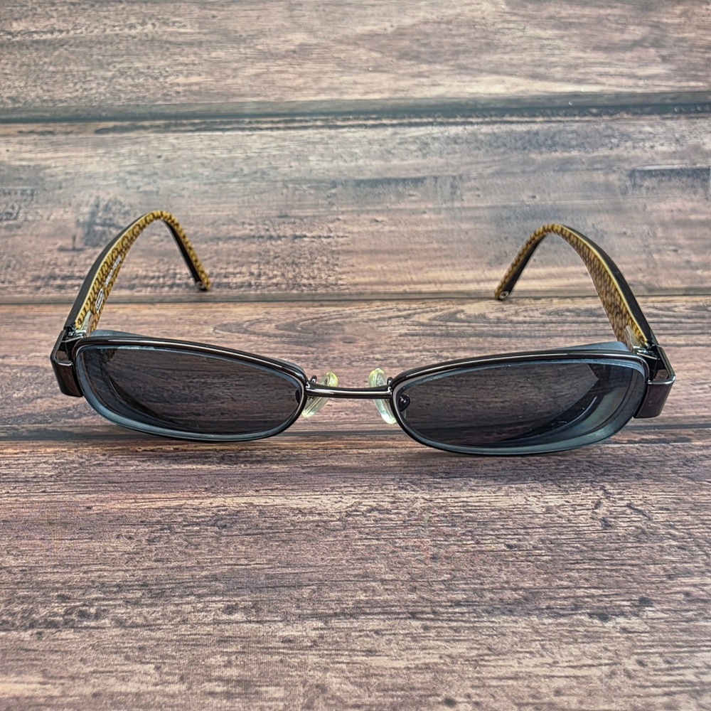 Coach Caden 217 Tortoise Heart Logo Rectangular Sunglasses Frames 48-16-135